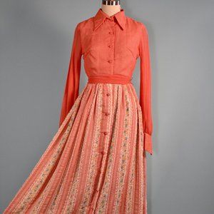 Vintage Floral Maxi Dress by Mr. Bob